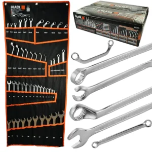 47KS SADA KĽÚČOV, VIDLICOVÉ, TORX, KOMBINOVANÉ, CR-V, BLACK, 16010