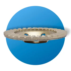 125MM DIAMANTOVÝ BRÚSNY KOTÚČ, 22.2MM, ZVLNENÝ BRÚSNY KOTÚČ NA BETÓN, KAMEŇ, ŽULU, 63828