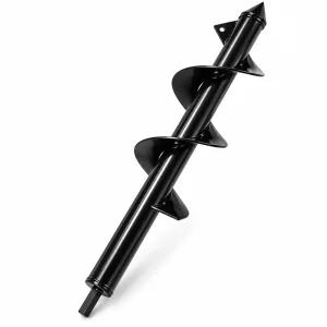 Zemný vrták do vŕtačky – jamkovač 80 × 450 mm, 6-hran 8 mm
